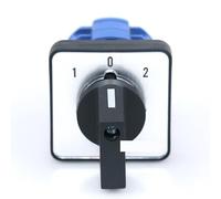 SZW26/LW26-20 660V 20A autoblocante 2 polos 8 terminales interruptor de cámara giratorio conectado de transferencia 48X48/64X64mm ON-OFF-ON 1 Uds(D202.2 1 0 2 64X64mm)