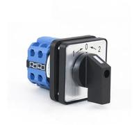 SZW26/LW26-20/B202.2 20A 660V 1-0-2 dos polos tres posiciones 64X64 48X48mm interruptor de leva de cambio momentáneo de transferencia de Panel 1 Uds(B202.2 1 0 2 48X48mm)