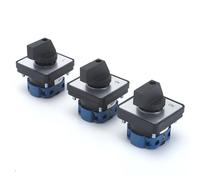 SZW26/LW26-20 OFF-ON ON-OFF-ON 012 01 102 20A 660V 1 polo Selector interruptor de cambio de cámara giratorio 64X64 48X48mm montaje en Panel 1 Uds(0-2.1 0 1 2 48X48mm)