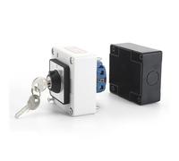 SZW26/LW26-20 ON-OFF-ON 20A Selector monofásico interruptor de llave de cambio de cámara Universal con caja sellada resistente al agua y al polvo