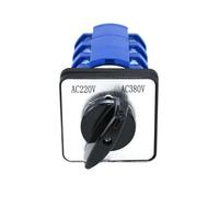 SZW26/LW26-63 63A AC220 AC380 Panel 2 posiciones 3P Contactos plateados Interruptor de leva de cambio universal automático Ganrator