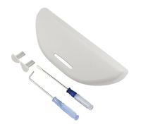 Szwaldaper 1 Juego de Estuche for Gafas Sol Coche, for VW, Polo, 6R 2011-2016 2017 2018 2019 2020 Accesorios Soporte para Gafas de Sol para Coche(Grey)