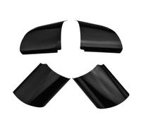 Szwaldaper 4 Piezas de Etiqueta Engomada de la Cubierta del Ajuste del Volante Interior del Coche, for Ford, for Focus MK2 2005 2006 2007 2008 2009 2010 2011, Accesorios de decoración Pegatina para vo