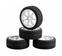Szwaldaper 4 Piezas de neumáticos de Rueda, for HSP, for HPI, 1/10 1:10 On-Road Car RC 9005-8006 Insertar Esponja (9005W-8006)