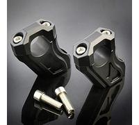 Szwaldaper Abrazadera de barra manillar elevador montaje extendido elevado, for, R Nine T R9T 2014 2015 2016 2017 2018 28 mm Abrazadera de manillar de motocicleta(Schwarz)