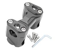 Szwaldaper Abrazadera de montaje for elevador manillar 11/8 pulgadas y 28 mm for Benelli, 502C TRK502 TRK502X Leoncino 500 TRK 251 752S BJ500 Abrazadera de manillar de motocicleta(1 set titanium)