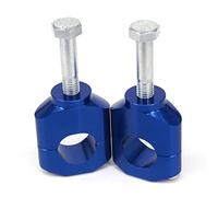 Szwaldaper Abrazadera for elevador de manillar CNC 28 mm y 1 1/8" CR CRF CRF250 CRF450 CR125 CR250 CRF250R CRF450R CRF250X CRF450X Abrazadera de manillar de motocicleta(Blue)