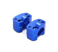 Szwaldaper Abrazadera for manillar de motocicleta 1 1/8 pulgadas y 28 mm aluminio CNC, for EXC EXCF SX XC XCF XCFW 125 150 250 350 450 530 Abrazadera de manillar de motocicleta(Blue)