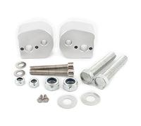 Szwaldaper Abrazadera for manillar de motocicleta CNC color plateado for, for, FJR 1300, 1 pulgada, 25 mm, FJR1300 2006 2007 2008 2009-2019 Abrazadera de manillar de motocicleta