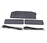 Szwaldaper Accesorios de diseño red inserción rejilla delantera malla mosquitera insectos acero inoxidable for coche, for Mitsubishi, for Outlander 2017 2018-2019 Szwaldaper