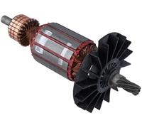 Szwaldaper Anclaje de motor, Rotor rodete, Reemplazo anclaje rotor, Metal, Longitud 137 mm, for el martillo rotativo eléctrico GBH2-28 DFV Rotor de armadura