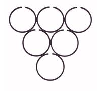 Szwaldaper Anillo de pistón de aleación de 6 Piezas de 45 mm 1E45 STD Tiger, for, ET650 ET950 TG950, generador de Gasolina de 600 W y 850 W, Repuesto Szwaldaper