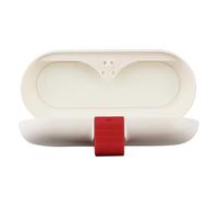 Szwaldaper Caja de Soporte for Gafas Sol, Parasol for Coche, Color Blanco y Negro, for Tesla, Modelo 3, 2016-2020, Accesorios Soporte para Gafas de Sol para Coche(White)