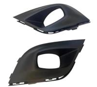 Szwaldaper Car Fog Light Grille, para Clio Iv after 2016 Front Bumper Lighting Protection Lamp Frame Set 261A36157R 261A24028R Left Right Marco de luz antiniebla delantera (Square (Square model)
