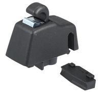 Szwaldaper Clip de sujeción for Parasol Beige n.º 4L0859561 for Volkswagen Reemplazo del Clip de la Visera Solar(Schwarz)