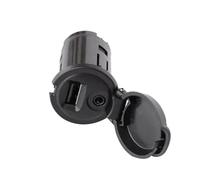 Szwaldaper Coche, para actualización de para Audio USB, para Interfaz Auxiliar Material ABS Adaptador instalación reemplazo Directo Toma de Carga Interior