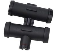 Szwaldaper Conector de purga aire manguera refrigerante, para Bmw, para Mini R50 R52 Reemplazo directo 17127515494 Negro Abs 1 junta del conector de la manguera del calentador del coche