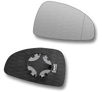 Szwaldaper Cristal de espejo retrovisor derecho repuesto, para, para Tt 2006-2014 CLIP-ON lado del conductor calefactado con para punto ciego reemplazo del vidrio del espejo lateral del automóvil