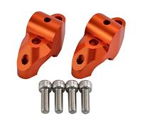Szwaldaper Elevadores de manillar 1-1/8" y 30 mm altura, abrazaderas barra, for 1090 1190 Super Adventure RST 2013-2021 2020 1290 ADV 28 Abrazadera de manillar de motocicleta(Orange)