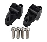 Szwaldaper Elevadores de manillar 1-1/8" y 30 mm altura, abrazaderas barra, for 1090 1190 Super Adventure RST 2013-2021 2020 1290 ADV 28 Abrazadera de manillar de motocicleta(Schwarz)