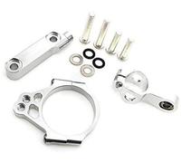 Szwaldaper Estabilizador de motocicleta CNC, 650 2015-2020, kit de soporte de montaje de amortiguadores Estabilizador de amortiguador de dirección de motocicleta(BLACK 6)