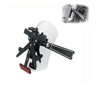 Szwaldaper Extensión de Guardabarros Trasero for Motocicleta, Protector contra Salpicaduras, con Soporte de matrícula LED, for BMW R Nine TG/S 2018-2019 Szwaldaper(Black Chrome)