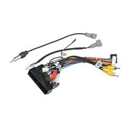 Szwaldaper Fascia Coche 9 Pulgadas 2Din, para Hyundai IX45 Santa FE 2015-2018, Marco DVD Double DIN Panel estéreo Marco de Audio para salpicadero de Coche(Powe Cable)