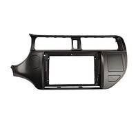 Szwaldaper Fascia Coche 9 Pulgadas para Kia Rio 2012-2015, Adaptador Montaje Panel, Kit moldura Marco DVD Double DIN Marco de Audio para salpicadero de Coche(Only Frame)