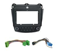 Szwaldaper Fascia de Coche 10,1 Pulgadas con Tablero Aire Acondicionado y Caja Canbus, for Accord, 7. ° 2003-2007, Marco DVD for Panel salpicadero Marco de Audio para salpicadero de Coche(NO Dual)