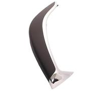 Szwaldaper for Citroen, C5 9345R4 Negro Cromado Izquierda Derecha Cubierta de manija Puerta Interior Coche Accesorios decoración Repuesto Manija del pestillo de la puerta interior del auto(Black Left)