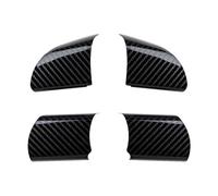 Szwaldaper For Ford, for Focus 2 MK2 2005-2011, Accesorios de Ajuste de la Etiqueta engomada de la Cubierta de la decoración del Volante Interior del Coche de Acero Inoxidable Pegatina para Volante(