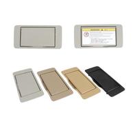 Szwaldaper, for Mercedes, Clase C, for Benz, W203 Parasol for Espejo retrovisor Interior, Cubierta de Espejo cosmético, Color Negro y Beige A2038102110 Cubierta para Espejo retrovisor de Coche(Gray L