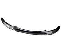 Szwaldaper For, Serie 1 E82 E88 2008-2013 Kit de carrocería Parachoques Delantero Coche Spoiler Canard Lip Splitter Piezas Exteriores Labio del alerón del parachoques delantero(BLACK Carbon Black)
