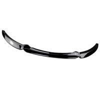 Szwaldaper For, Serie 1 E82 E88 2008-2013 Kit de carrocería Parachoques Delantero Coche Spoiler Canard Lip Splitter Piezas Exteriores Labio del alerón del parachoques delantero(BLACK Glossy Black)