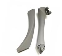 Szwaldaper for, Serie 3 E90 E91 E92 316 318 320 325 328i 2004-2012 Tirador de puerta interior izquierdo derecho con moldura cubierta Manija del pestillo de la puerta interior del auto(Grey Left)