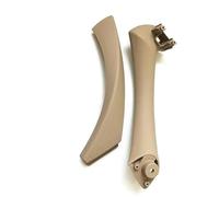 Szwaldaper for, Serie 3 E90 E91 E92 316 318 320 325 328i 2004-2012 Tirador de puerta interior izquierdo derecho con moldura cubierta Manija del pestillo de la puerta interior del auto(Beige Left)