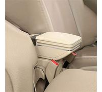 Szwaldaper For Suzuki, SX4 Caja de reposabrazos contenido tienda central Portavasos Cenicero Decoración Interior Accesorios estilo automóvil Piezas Caja del apoyabrazos central del coche(Cream)