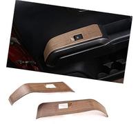 Szwaldaper for Tacoma 2016-2020, Marco de botón Volante Coche Madera Pera ABS, Etiqueta Interruptor elevación Vidrio, Accesorios Interiores Pegatina para Volante(Black 5)