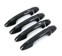 Szwaldaper For Toyota, Vios/Yaris 3ª generación XP150 2013-2021 pegatinas de protección cubierta manija puerta coche LHD cromadas/carbono Cubierta de manija de puerta exterior(Carbon Smart)