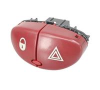 Szwaldaper Interruptor Intermitente de Advertencia de Peligro, botón de Interruptor de luz peligrosa, for Peugeot, 206 207, Citroen, C2 6554L0 96403778JK