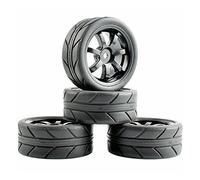 Szwaldaper Juego de Ruedas y neumáticos Grip Tires, for HSP, for HPI, 1/10 1:10 On-Road Racing Car RC 9005-6087 (9005H-6087)