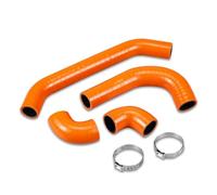 Szwaldaper Kit de abrazaderas manguera refrigerante radiador silicona 2024, for KTM, EXC 300 250 XCW XC SX 2023-2024 Szwaldaper(Orange)
