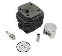 Szwaldaper Kit de bujía de pistón cilíndrico de 48 mm for motosierra de jardín a gasolina Husqvarna 262 262XP 261 Piezas para herramientas de jardinería