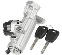 Szwaldaper Kit de cilindro cerradura encendido compatible con Citroen, Relay 2006-ahora en todos los modelos, reemplazo interruptor tono plateado metal duradero Bloqueo del interruptor de encendido