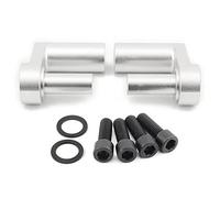 Szwaldaper Kit de elevador manillar motocicleta, adaptadores extensión montaje ajustable 1,625 pulgadas, for, R1200RT R1200 RT R1250RT 2014-2020 Abrazadera de manillar de motocicleta(Silver)