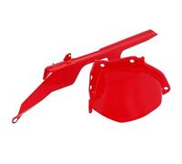 Szwaldaper Kit de protector cadena y guardabarros for neumático trasero, for, for, YZFR1, YZF R1, RN22, 2009, 2010, 2011, 2012, 2013, 2014 Guardabarros de motocicleta(Rot)