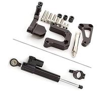 Szwaldaper M-SLAZ, Kit de montaje de soporte de soporte estabilizador de aluminio CNC for motocicleta Estabilizador de amortiguador de dirección de motocicleta(BLACK 5)