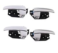 Szwaldaper Manija interior de puerta de automóvil delantera for lado trasero izquierdo, for Hyundai, Sonata 2002 2003 2004 2005 826203D010 826103D010 Cromado (One Set 4pcs)