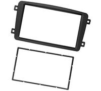 Szwaldaper Panel de placa de fascia for radio estéreo de automóvil de 2 Din, for C Class W203 2002-2004, kit de molduras for reproductor MP5, marco de navegación for tablero de audio y DVD, marco deco