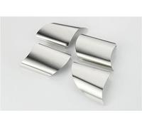 Szwaldaper Pegatinas Decorativas for Volante de Coche, de Acero Inoxidable, for Ford 2005-2011, For Focus 2 MK2, For KUGA, For C-MAX, Accesorios for automóviles Pegatina para Volante(Silver)